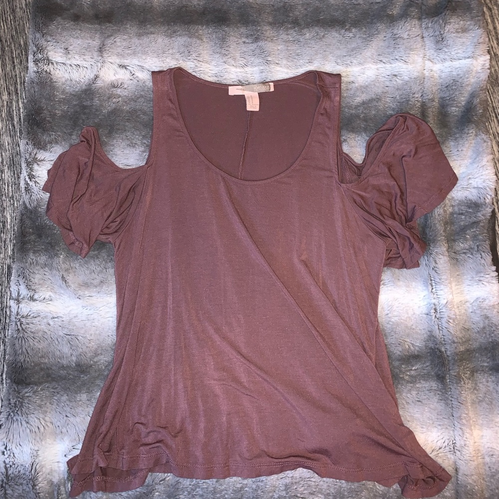Off the shoulder flowy top